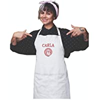 SAQUITOMAGICO Delantal Oficial Masterchef para Adulto y Niños Personalizado con tu Nombre Bordado.-Producto con Licencia…